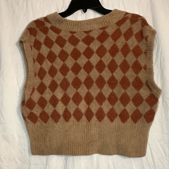 Sincerely Jules Women’s Cropped Sweater Vest size Small - Picture 5 of 10